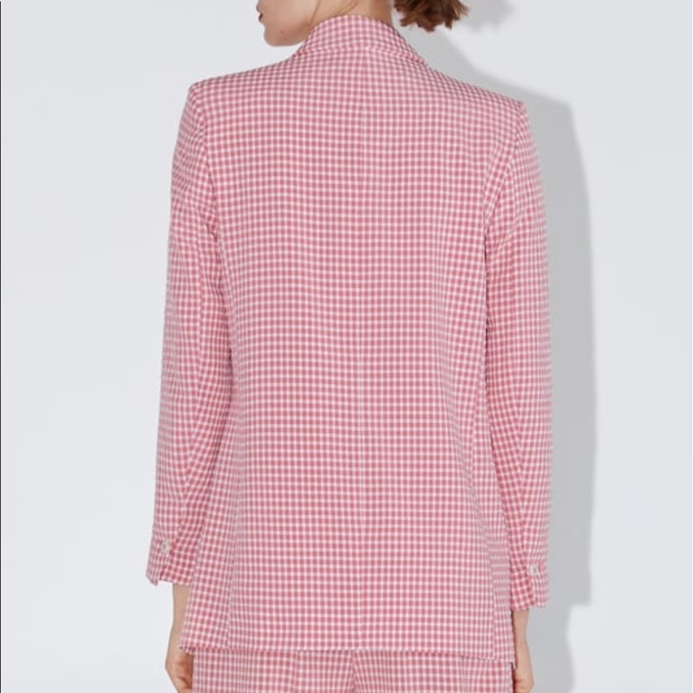 Gingham blazer